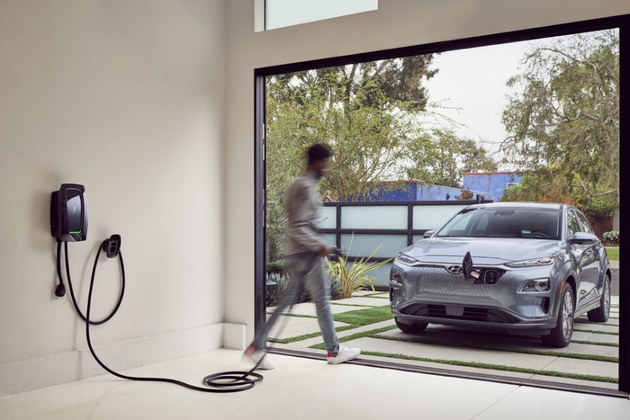 Plugging in Hybrid car for charging, using a home wall charger for plug in hybrid vehicle