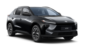 Black 2026 Toyota bZ4X, showing japanese electric cars